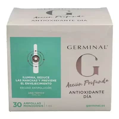 Germinal Acción Profunda Antioxidantes de Día 30 ampollas